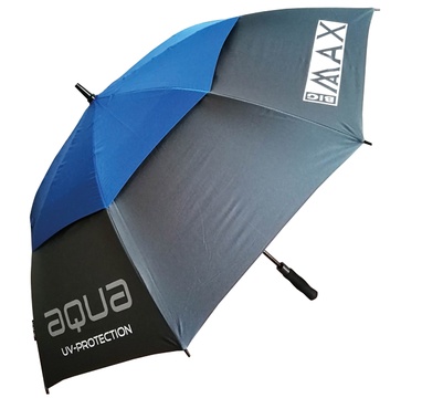 Time For Golf - vše pro golf - Big MAX deštník Aqua UV tmavě šedo modrý